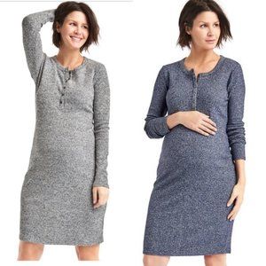 Gap Maternity Softspun Henley Dress